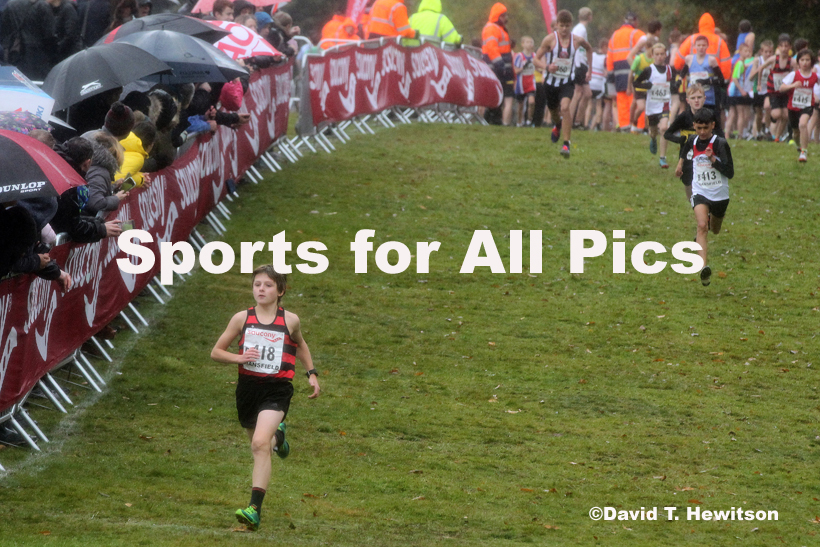 Boys under-13s, National Cross Country Relay Champs., Berry Hill Park, Mansfield.  Photo: David T. Hewitson/Sports for All Pics